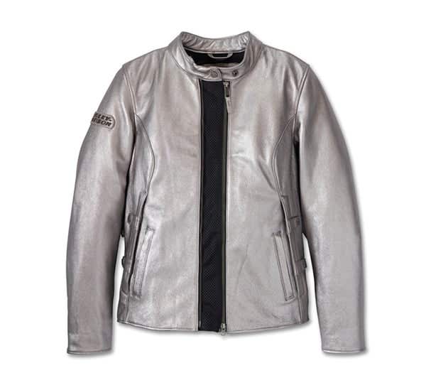 HARLEY-DAVIDSON WOMENS PARADIGM TRIPLE VENT SYSTEM 2.0 LEATHER JACKET