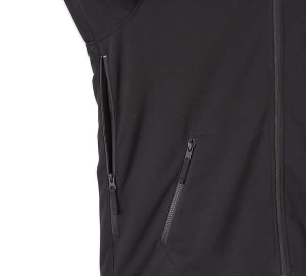 HARLEY-DAVIDSON MENS WILLIE G SKULL GRAPHIC DEFLECTOR 2.0 HOODED RIDING FLEECE