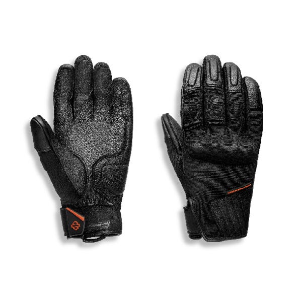 HARLEY-DAVIDSON MENS BRAWLER FULL FINGER GLOVE