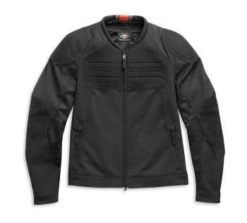 HARLEY-DAVIDSON MENS H-D BRAWLER MIXED MEDIA JACKET