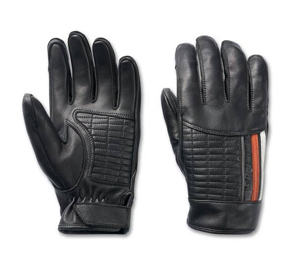 HARLEY-DAVIDSON MENS SOUTH SHORE LEATHER GLOVES
