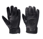 HARLEY-DAVIDSON MENS OVATION WATERPROOF LEATHER GLOVES