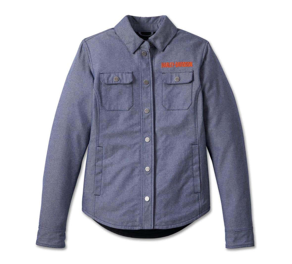 HARLEY-DAVIDSON WOMENS OPERATIVE RIDING SHIRT JACKET