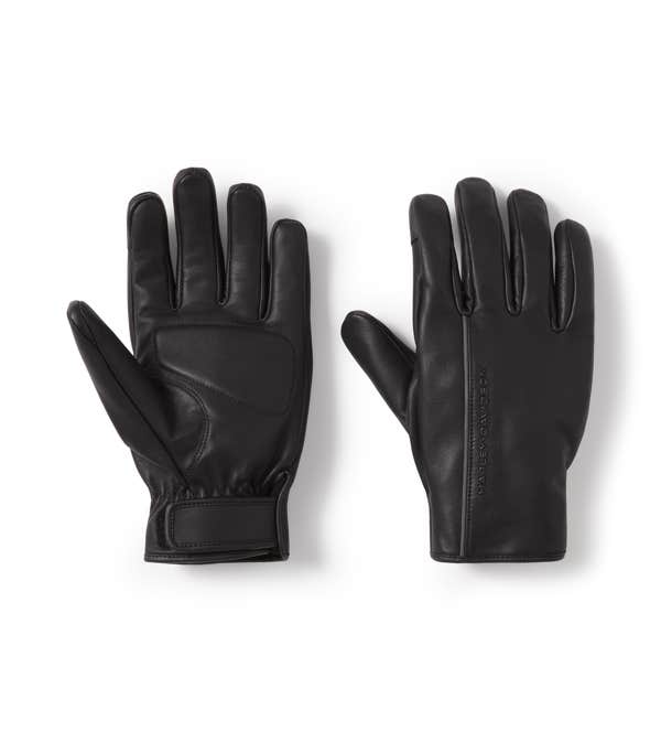HARLEY-DAVIDSON MENS H-D WATERPROOF LEATHER RIDING GLOVES