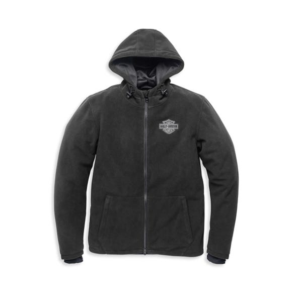 HARLEY-DAVIDSON MENS ROADWAY II WATERPROOF FLEECE JACKET