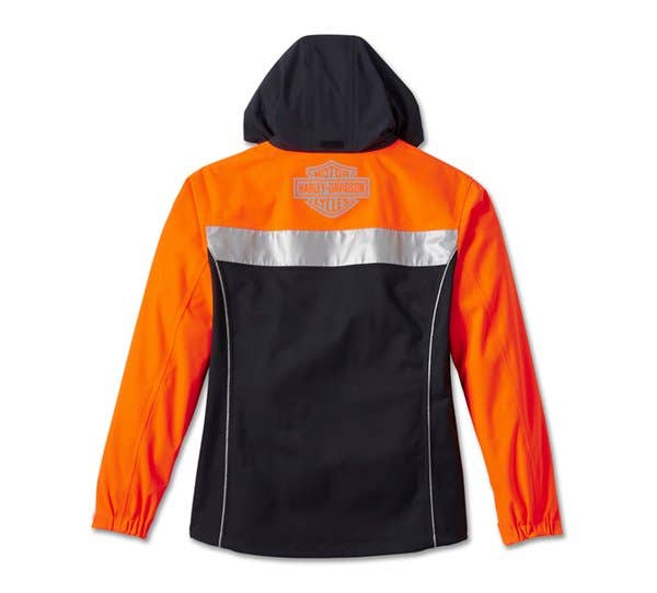 HARLEY-DAVIDSON WOMENS FULL SPEED II WATERPROOF RAIN JACKET
