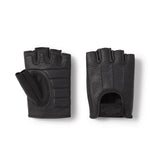 HARLEY-DAVIDSON MENS H-D PERFORATED FINGERLESS LEATHER RIDING GLOVES