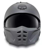 HARLEY-DAVIDSON PILOT II 2-IN-1 HELMET MATTE - LIGHT GREY