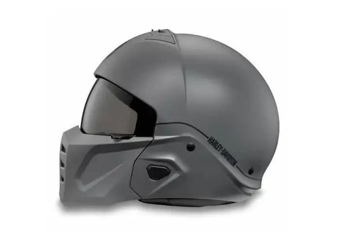 Harley-Davidson Pilot II 2-in-1 Helmet – Matte Finish, Dual-Wear Motorcycle Helmet
