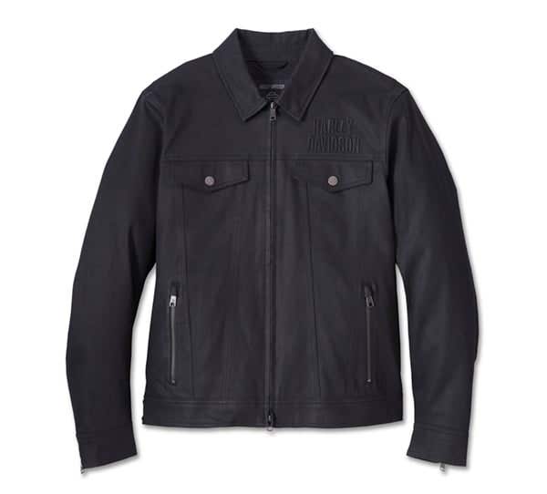 HARLEY-DAVIDSON MENS FLEX LAYERING SYSTEM TRUCKER RIDING JACKET OUTER LAYER