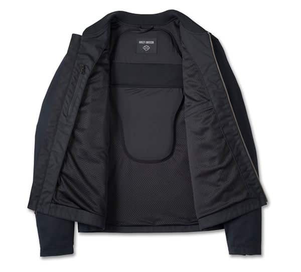 HARLEY-DAVIDSON MENS FLEX LAYERING SYSTEM BOMBER RIDING JACKET OUTER LAYER