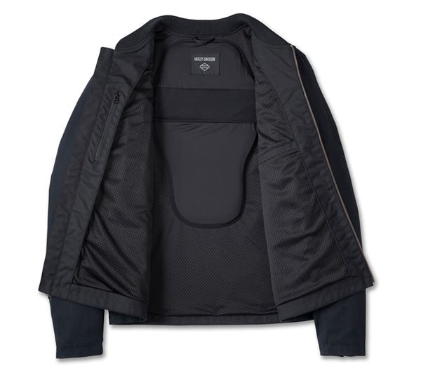 HARLEY-DAVIDSON MENS H-D LAYERING SYSTEM BOMBER RIDING JACKET
