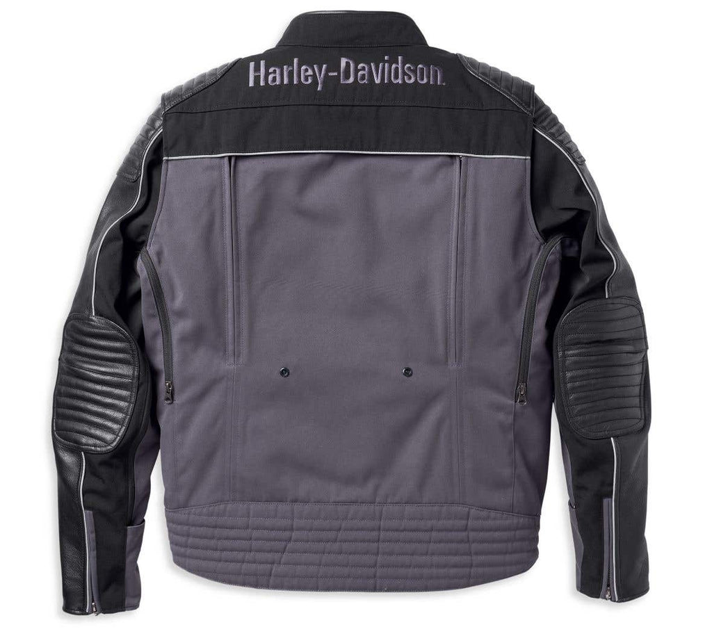 HARLEY-DAVIDSON MENS SHERIDAN SWITCHBACK LITE MIXED MEDIA JACKET