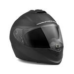 HARLEY-DAVIDSON BRAWLER CARBON FIBER X09 FULL FACE WITH SUN SHIELD HELMET
