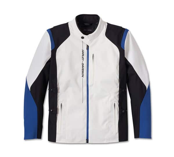 HARLEY-DAVIDSON MENS PILEDRIVER 2.0 SNAPTAB TEXTILE RIDING JACKET