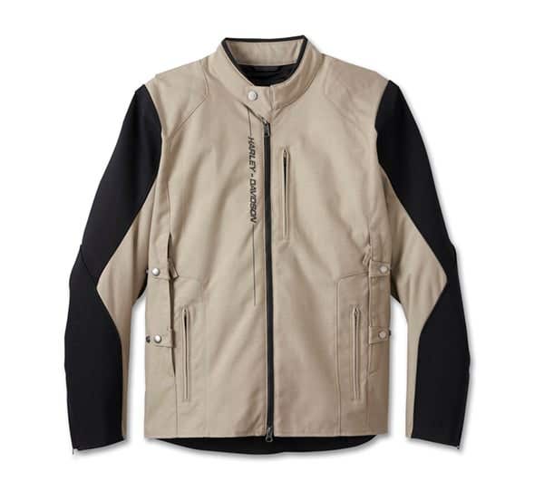 HARLEY-DAVIDSON MENS PILEDRIVER 2.0 SNAPTAB TEXTILE RIDING JACKET