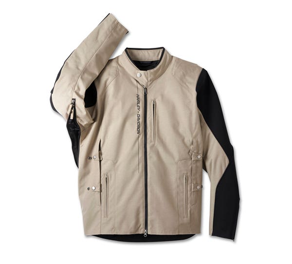 HARLEY-DAVIDSON MENS PILEDRIVER 2.0 SNAPTAB TEXTILE RIDING JACKET