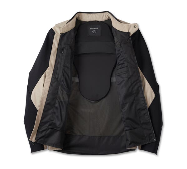HARLEY-DAVIDSON MENS PILEDRIVER 2.0 SNAPTAB TEXTILE RIDING JACKET