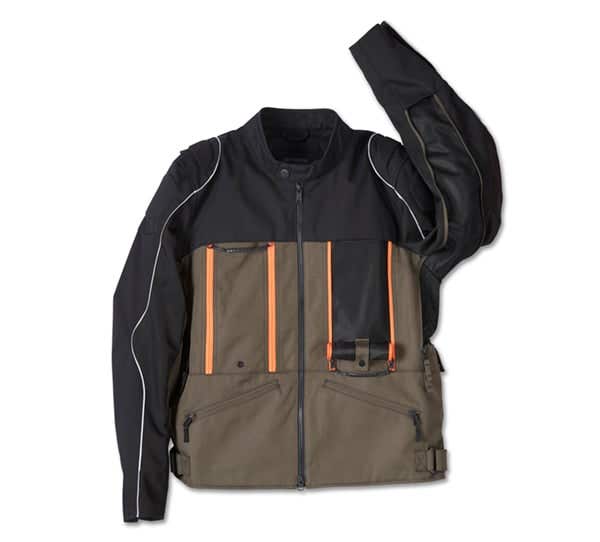 HARLEY-DAVIDSON MENS VENTILATOR SWITCHBACK LITE RIDING JACKET