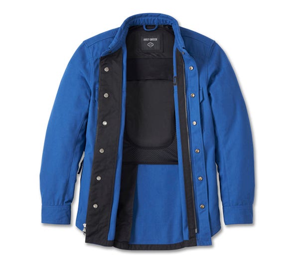 HARLEY-DAVIDSON MENS OPERATIVE RIDING SHIRT JACKET