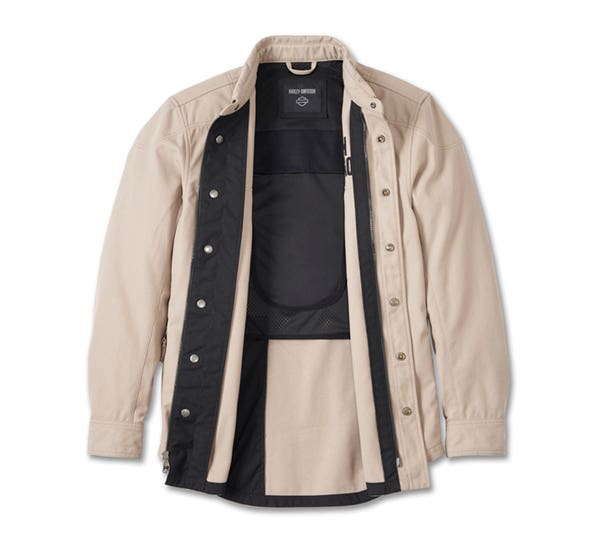 HARLEY-DAVIDSON MENS OPERATIVE RIDING SHIRT JACKET