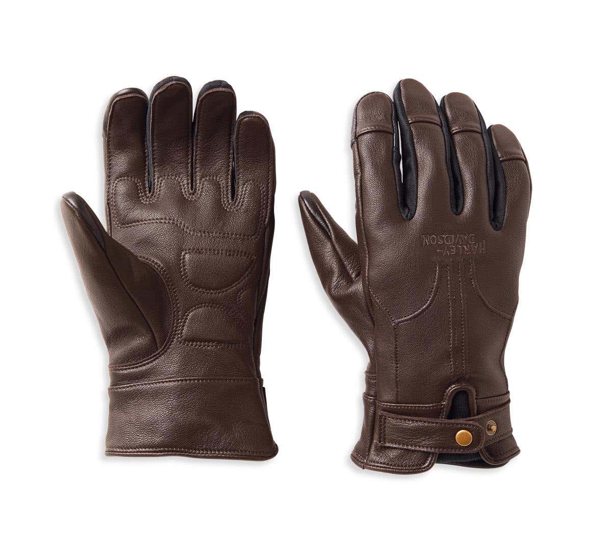 HARLEY-DAVIDSON MENS VENTURA LEATHER GLOVESN
