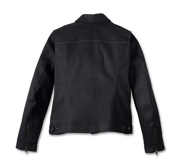 HARLEY-DAVIDSON WOMENS FLEX LAYERING SYSTEM TRUCKER RIDING JACKET OUTER LAYER