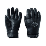HARLEY-DAVIDSON MENS METROPOLITAN LEATHER GLOVES