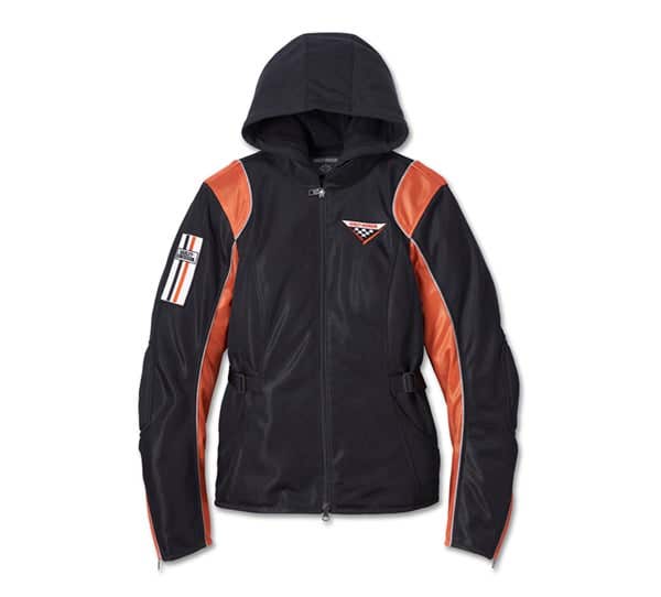 HARLEY-DAVIDSON WOMENS CORA MESH 2.0 RIDING 3-IN-1 JACKET W/ ARMOR POCKETS