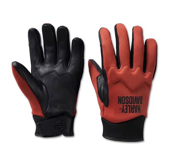 HARLEY-DAVIDSON MENS DYNA KNIT MESH GLOVES