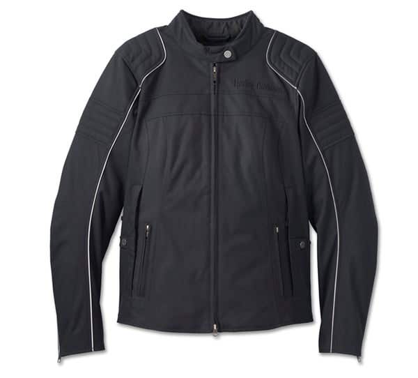 HARLEY-DAVIDSON WOMENS HYBRID TRIPLE VENT SYSTEM RIDING JACKET