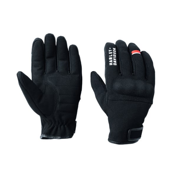 HARLEY-DAVIDSON MENS SOUTH SHORE TEXTILE GLOVES