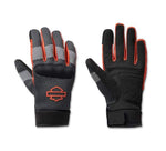 HARLEY-DAVIDSON WOMENS DYNA KNIT MESH GLOVES