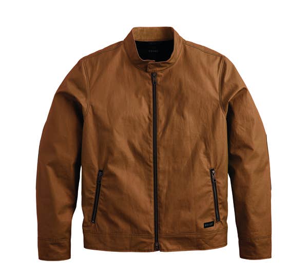 HARLEY-DAVIDSON MENS ROADSIDE H-D ADV WAXED RIDING JACKET