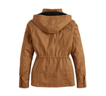 HARLEY-DAVIDSON WOMENS PANORAMA H-D ADV WAXED HOODED RIDING JACKET