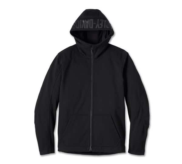 HARLEY-DAVIDSON MENS DEFLECTOR 2.0 HOODED RIDING FLEECE