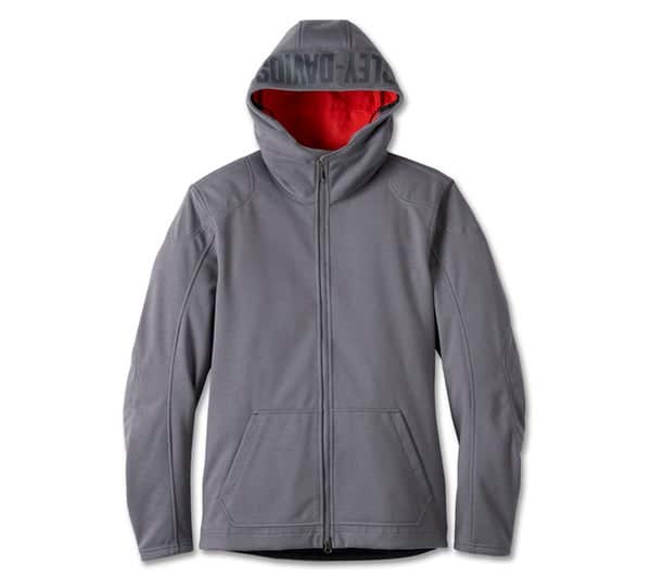 HARLEY-DAVIDSON MENS DEFLECTOR 2.0 HOODED RIDING FLEECE