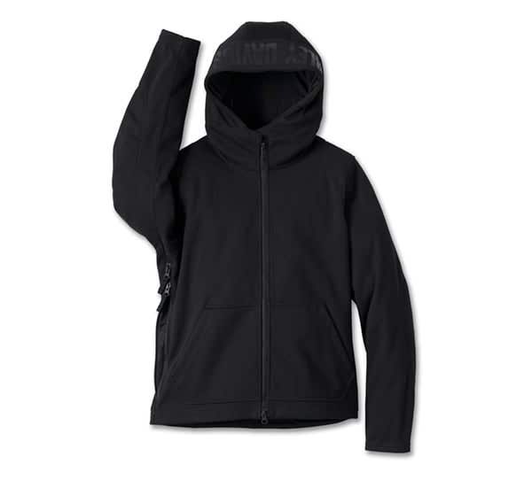 HARLEY-DAVIDSON WOMENS DEFLECTOR 2.0 HOODED RIDING FLEECE