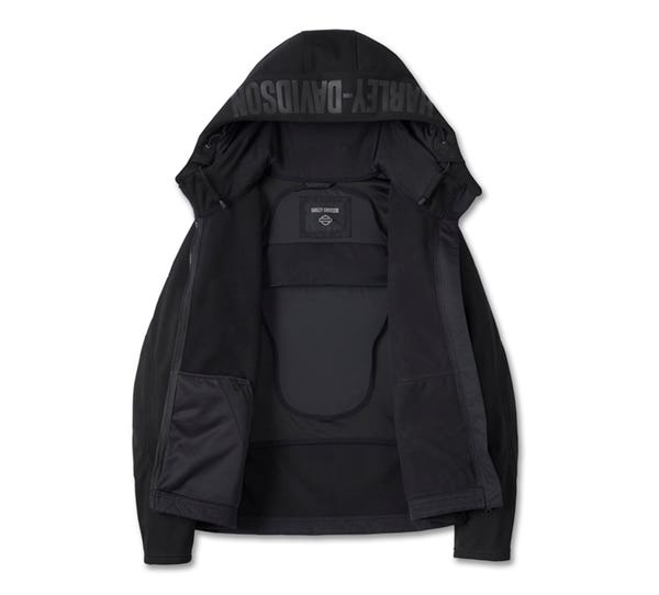 HARLEY-DAVIDSON WOMENS DEFLECTOR 2.0 HOODED RIDING FLEECE
