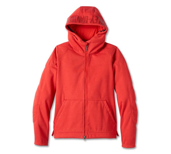 HARLEY-DAVIDSON WOMENS DEFLECTOR 2.0 HOODED RIDING FLEECE