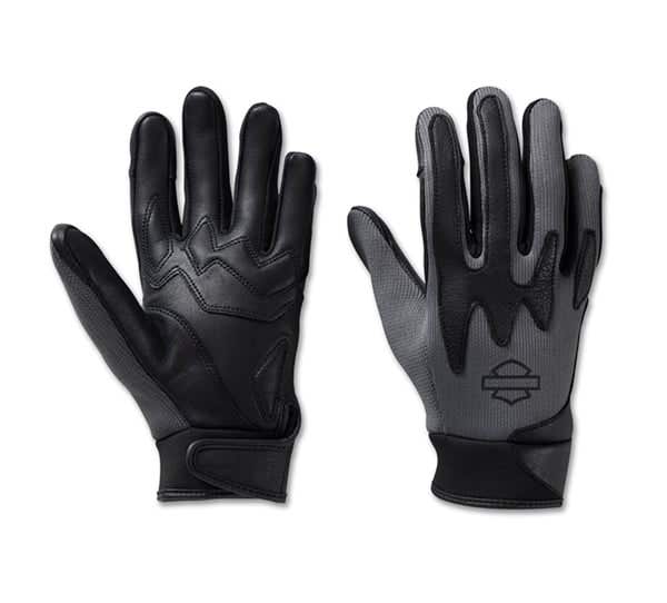HARLEY-DAVIDSON WOMENS DYNA KNIT MESH GLOVES
