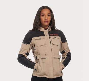 HARLEY-DAVIDSON WOMENS QUEST TRIPLE VENT SYSTEM JACKET