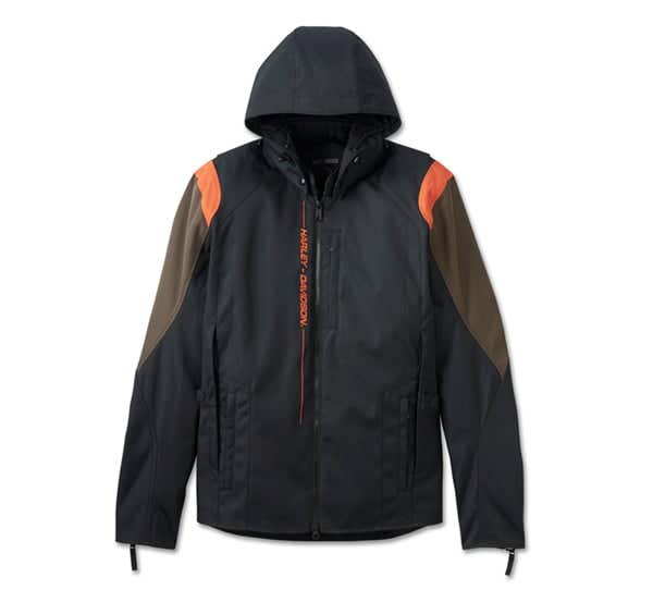 HARLEY-DAVIDSON MENS JUNCTION TRIPLE VENT SYSTEM 2.0 RIDING JACKET
