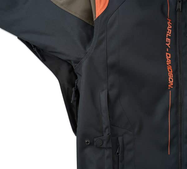 HARLEY-DAVIDSON MENS JUNCTION TRIPLE VENT SYSTEM 2.0 RIDING JACKET
