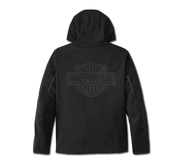 HARLEY-DAVIDSON MENS DEFLECTOR 2.0 HOODED RIDING FLEECE