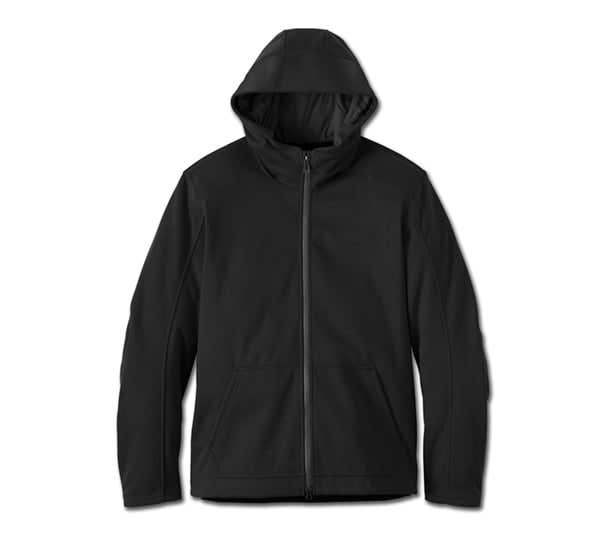 HARLEY-DAVIDSON MENS DEFLECTOR 2.0 HOODED RIDING FLEECE