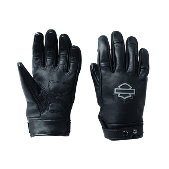 HARLEY-DAVIDSON WOMENS METROPOLITAN LEATHER GLOVES