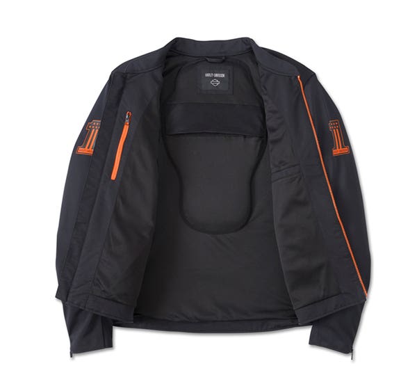 HARLEY-DAVIDSON MENS ZEPHYR 2.0 MESH RIDING JACKET