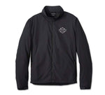 HARLEY-DAVIDSON MENS H-D FLEX LAYERING SYSTEM HOODED MID LAYER