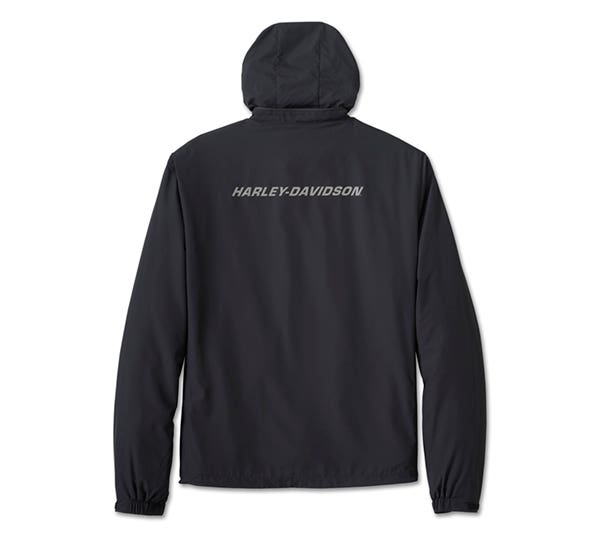 HARLEY-DAVIDSON MENS H-D FLEX LAYERING SYSTEM HOODED MID LAYER